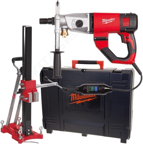 מקדחת יהלום לבטון ואבן ''6 דגם DD3-152 כולל סטנד מבית Milwaukee