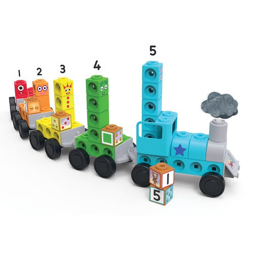 רכבת אקספרס עם ערכת קוביות נאמברבלוקס