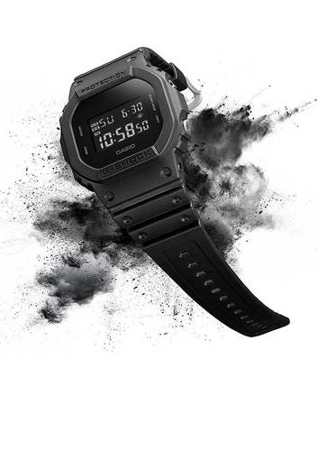 שעון יד ג'י-שוק שחור על מלא DW-5600BB-11