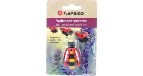 צעצוע חיפושית אלקטרונית לחתול פלמינגו | Flamingo