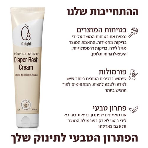 קרם החתלה ותפרחת חיתולים