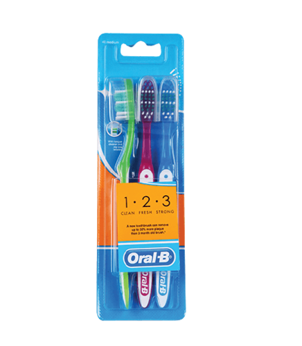 מארז שלישיית מברשות שיניים | 123