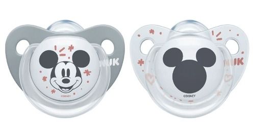 זוג מוצצי נוק דיסני NUK Disney Baby | סיליקון 6-18 חודשים | מיקי מאוס |  נוק | NUK