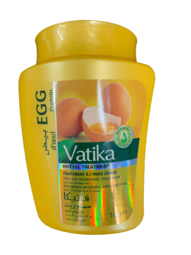 מסכת שיער | בתוספת ביצה עשירה בחלבונים | מסכה איכותית מבית וטיקה וטיקה | Vatika 