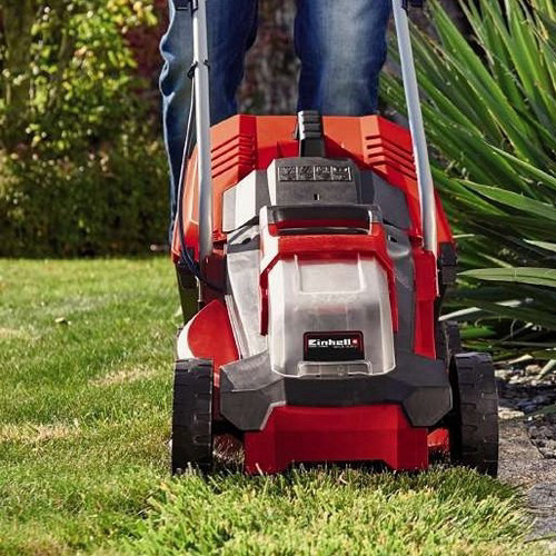 סט חרמש נטען 36 וולט+ מכסחת דשא 18 וולט נטענת   GE-CT 36 .2 Einhell [ 2 סוללות + מטען ]