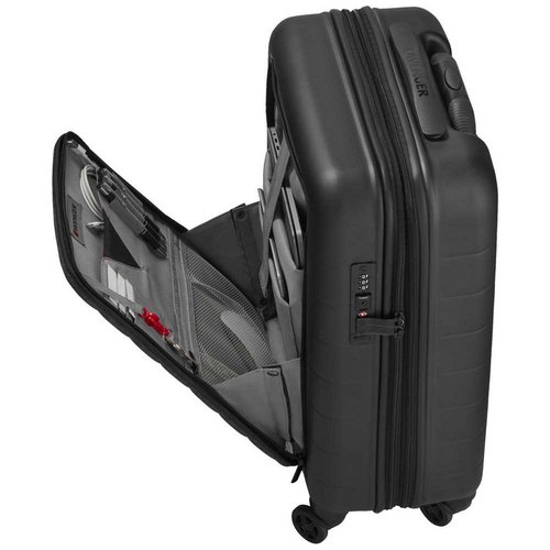מזוודת עסקים טרולי עם תא מחשב נפתח  SWISS WENGER SYNTRY wenger swiss