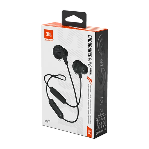 אוזניות אלחוטיות לריצה JBL Endurance Run BT 2 שחור (יבואן מקביל)