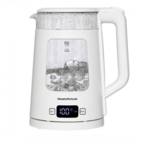 קומקום CLEAR WHITE מבית MORPHY RICHARDS מורפי ריצ`ארדס דגם 43988