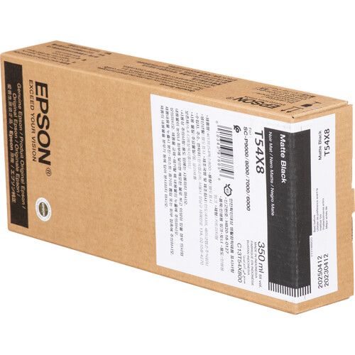 דיו שחור למדפסת Epson T54X8 Matte Black Ink 350ml