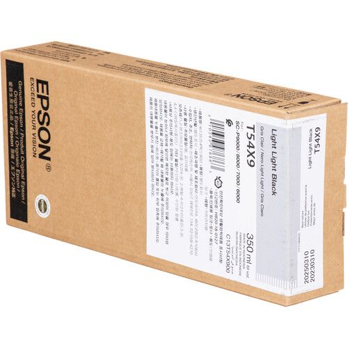 דיו אפור בהיר למדפסת Epson T54X9 Light Light Black Ink 350ml