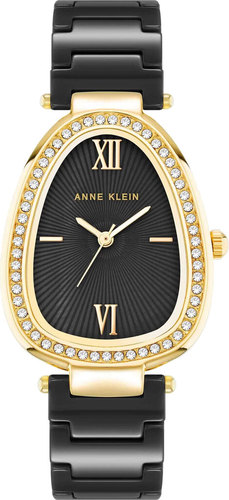 Anne Klein AK/5012GPBK קרמיקה חדש 