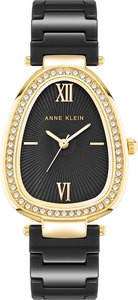 Anne Klein AK/5012GPBK קרמיקה חדש 