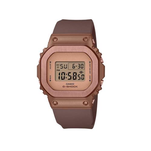 שעון יד ג'י-שוק יוניסקס עוצמתי ועמיד בזעזועים בעיצוב מינימליסטי עדין GM-S5600BR-5D0