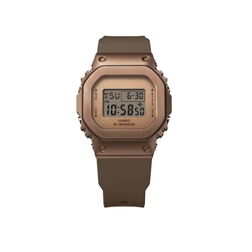 שעון יד ג'י-שוק יוניסקס עוצמתי ועמיד בזעזועים בעיצוב מינימליסטי עדין GM-S5600BR-5D1