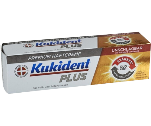 משחת הצמדה לשיניים תותבות | שלמות וחלקיות | 40 גרם | קוקידנט פלוס