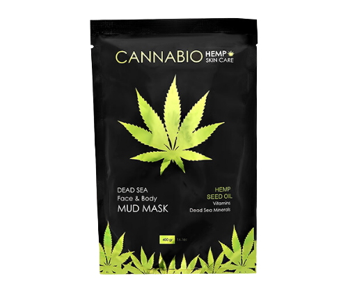 Cannabio | מסכת בוץ לפנים ולגוף | משמן קנבוס | לכל סוגי העור |  סי אוף ספא | Sea Of Spa