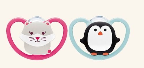 זוג מוצצי נוק ספייס NUK Space | סיליקון 6-18 חודשים |  נוק | NUK