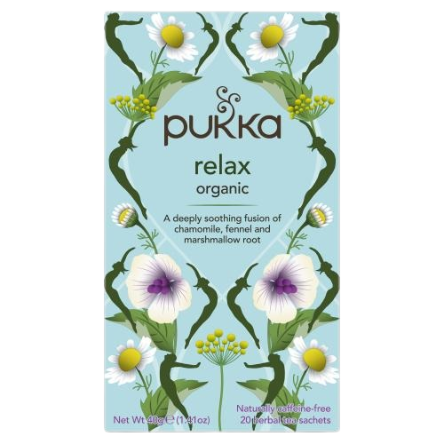 חליטה  RELAX | חליטת צמחים אורגנית | פוקה | PUKKA