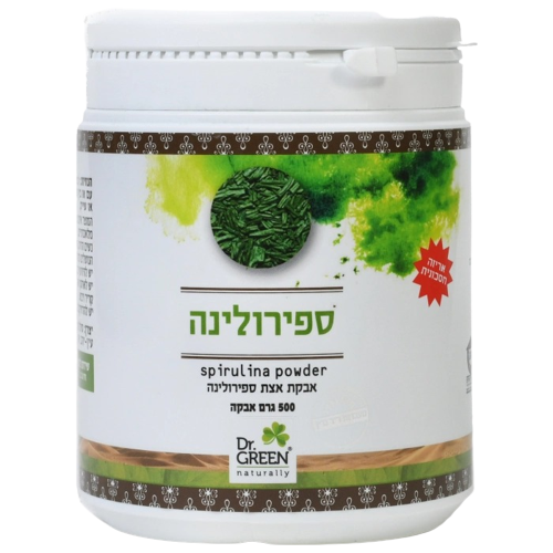 ספירולינה | עם אצת ספירולינה | מכיל 350 כמוסות |  דר. גרין | Dr. Green