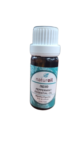 שמן אתרי מנטה | | 100 אחוז טהור | מבית נטוראוייל | מכיל 10 מ"ל 