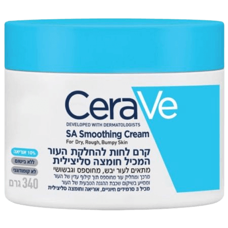 קרם לחות להחלקת העור המכיל חומצה סיליצילית 340 גרם Cerave