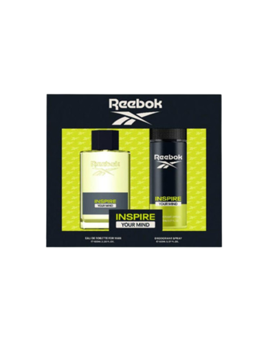 INSPIRE YOUR MIND |  סט ריבוק לגבר - דיאודורנט + בושם |  ריבוק |  Reebok 