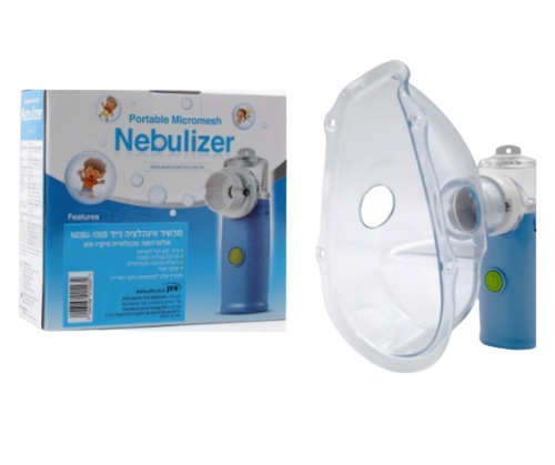 מכשיר אינהלציה נייד Nebulizer | אולטרהסוני , טכנולוגיית מיקרו - מש |