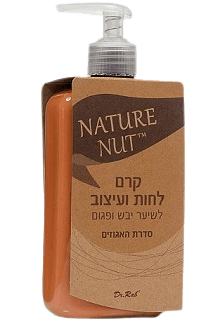 קרם לחות ועיצוב לשיער יבש ופגום נייטשר נאט - 400 מ"ל Nature Nut