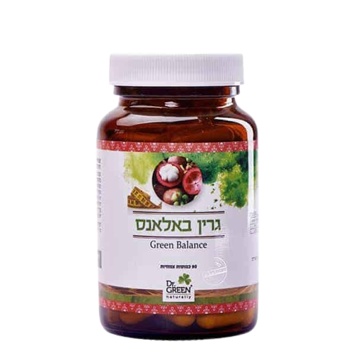 גרין באלאנס | מכיל 90 כמוסות | פלוס מיצוי גרסיניה פלוס קמבוגיה פלוס אבקות קונגאק | תוסף תזונה |  דר. גרין | Dr. Green