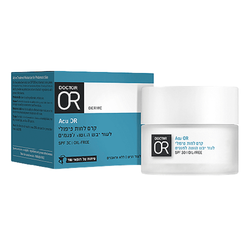 קרם לחות טיפולי לעור יבש הנוטה לפגמים | SPF 30 | מכיל 50 מ