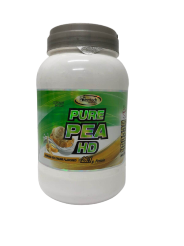 אבקת חלבון אפונה | PURE PEA HD | בטעם בננה | מכיל 700 גרם | פאוורטק | Powertech