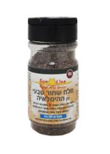 מלח שחור טבעי מן ההימלאיה - 200 גרם - sun line סאן ליין | Sun line