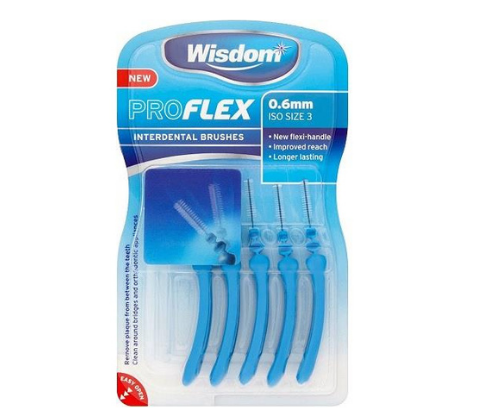 מברשות לניקוי בין השיניים - 0.6 מילימטר - 5 יחידות | WISDOM