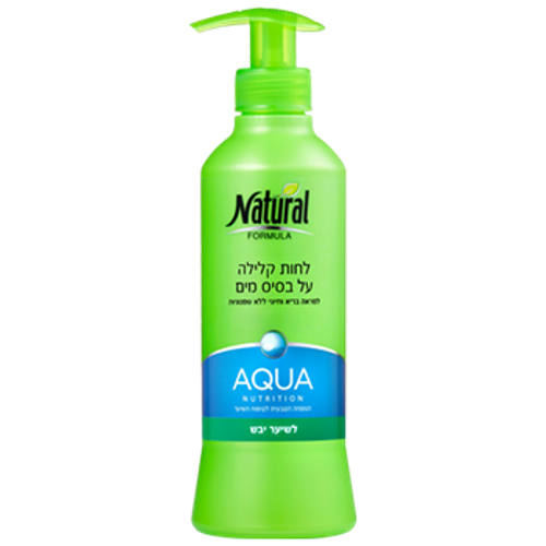 קרם לחות לשיער | לחות קלילה על בסיס מים | לשיער יבש | 400 מ