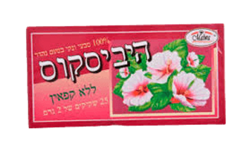 מלווה | תה היביסקוס | ללא קפאין | 25 שקיקים | Malwa Malwa | מלווה 