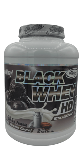 POWERTECH - אבקה חלבון להכנת משקה על בסיס מי גבינה בטעם שוקולד חלב שחור- PURE WHEY HD - 2 KG פאוורטק | Powertech