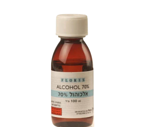 אלכוהול לחיטוי | 70%רב מנתי | 100מ