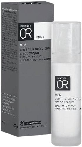 תחליב לחות לגבר | לעור הפנים והקרחת | 50 מ