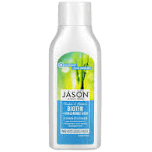 מבצע זוגי | JASON | שמפו ביוטין | הביוטין וויטמין B5 מעניקים חיות חיוניות וגמישות | 473 מ