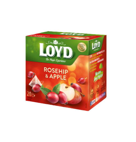 תערובת היביסקוס פקעות ורדים ותפוחי עץ | לחליטה | לתה | כשר פרווה | מכיל 20 שקיקים