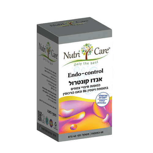 ENDO control | אנדו קונטרול | מכיל 60 כמוסות | נוטרי קר | Nutri Care