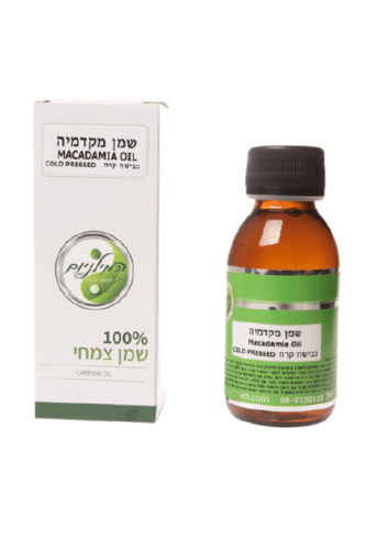 שמן מקדמיה טהור | בכבישה קרה | 100 מל | המילניום