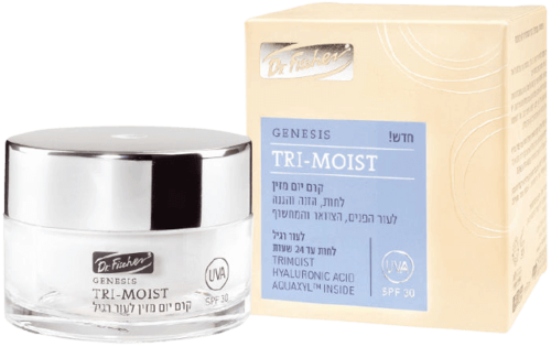קרם יום מזין GENESIS | TRI-MOIST פעילות משולשת | 30SPF | לעור הפנים, הצוואר והמחשוף | מכיל 50 מ
