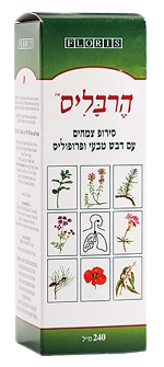הרבליס | סירופ צמחים עם דבש טבעי ופרופוליס | למבוגרים ולילדים | מכיל 240 מ"ל |  פלוריש הדס | Floris Hadas