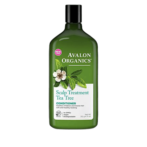 אבלון אורגניקס מרכך שיער אורגני עץ התה | 312 גר' | קונדישנר עץ התה מרגיע קרקפת מגורה למראה שיער חזק, זוהר ובריא | AVALON ORGANICS אבלון אורגניקס | AVALON ORGANICS 