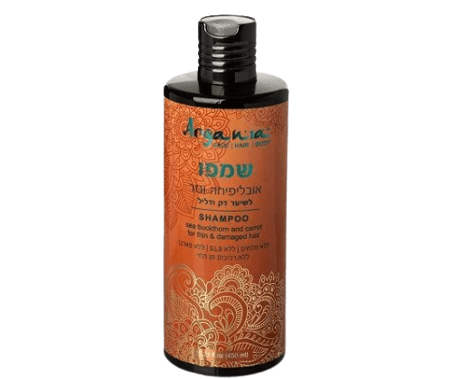 שמפו אובלפיכה וגזר לשיער דק ודליל ARGANIA- 450 ml ARGANIA | ארגניה