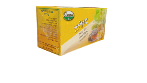 טיליה | תה ללא קופאין | 100% טבעי | 25 שקיות תה