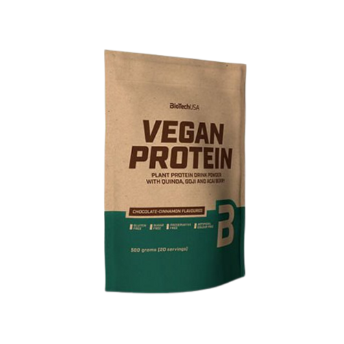 אבקה על בסיס חלבונים להכנת משקה בטעם שוקולד וקינמון | 500 גרם | ביוטק ארה