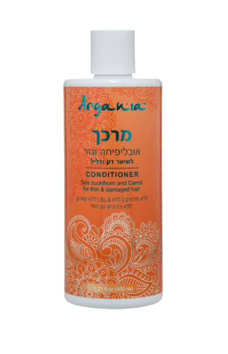 מרכך אובלפיכה | פלוס גזר | לשיער דק ודליל | 450מ