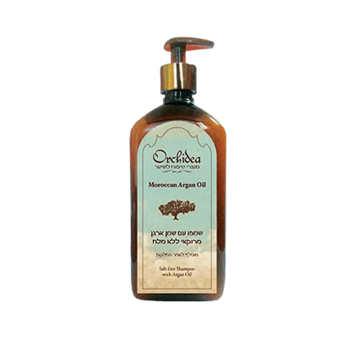 שמפו עם שמן ארגן מרוקאי ללא מלח | 500 מ
